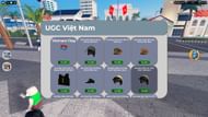 Unlock cool Vietnam-themed UGCs from this store (Image via Roblox)